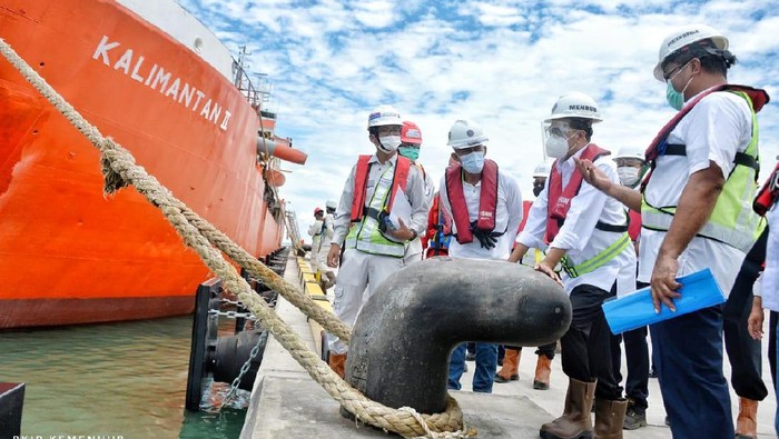 Menteri Perhubungan Budi Karya Sumadi Tinjau Pelabuhan Patimban