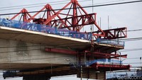 Pembangunan flyover ini menggunakan anggaran multiyears sejak 2019 dengan nilai total mencapai Rp 261 miliar.