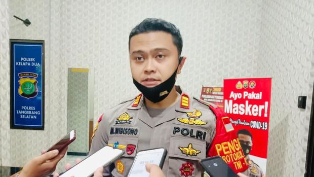 Kapolsek Kelapa Dua AKP Muharram Wibisono menjelaskan soal penodongan di Gading Serpong