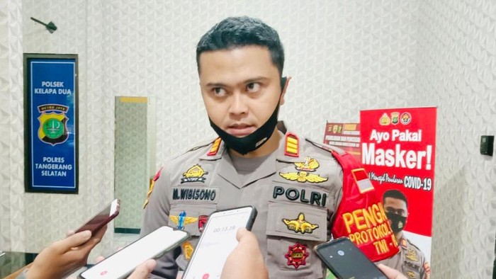 Kapolsek Kelapa Dua AKP Muharram Wibisono menjelaskan soal penodongan di Gading Serpong