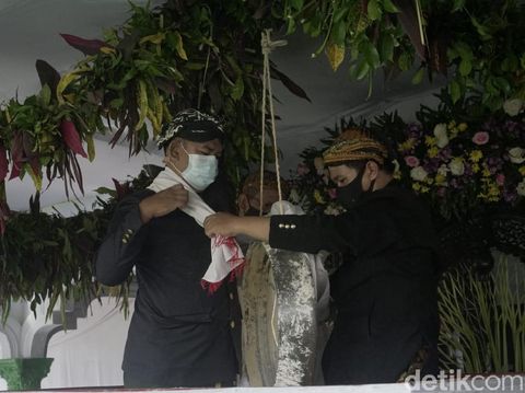 Momen Jamasan Kiai Pradah Jadi Sarana Sosialisasi Perubahan Perilaku Kenormalan Baru
