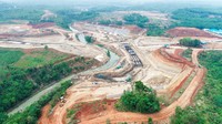 Perlahan tapi pasti proyek milik Kementerian PUPR dan BBWS Citarum akan dapat dimanfaatkan sekitar dua tahun lagi. Foto: Dok. PT Wijaya Karya (Persero) Tbk