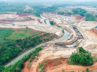 Megah! Ini Bendungan Penopang Kawasan Patimban