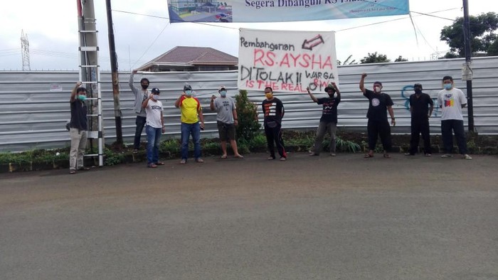 Pembangunan RS di bogor ditolak warga