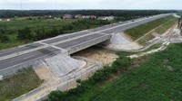 Jalan Tol Trans Sumatera Ruas Pekanbaru - Dumai (Underpass Perlintasan Gajah KM 71).Foto: Dok. PT Hutama Karya (Persero)
