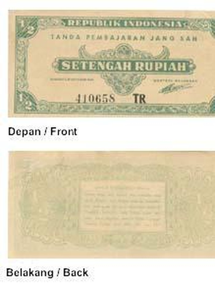 Penampakan uang tempo dulu