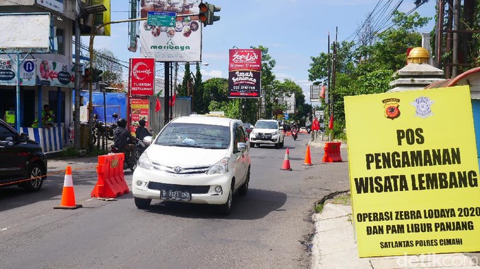 Pos pengamanan wisata di lembang