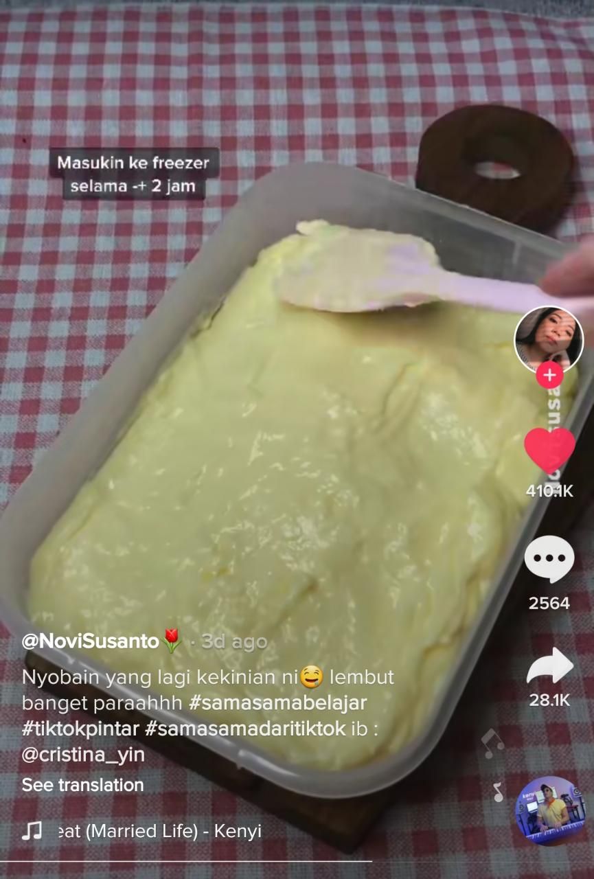 Resep 'Baked Milk', Camilan Manis yang Lagi Hits di TikTok