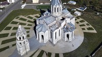 Diketahui, Holy Savior Cathedral menjadi korban kehancuran akibat perang antara Armenia dan Azerbaijan.