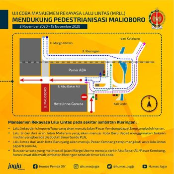 uji coba malioboro bebas kendaraan bermotor