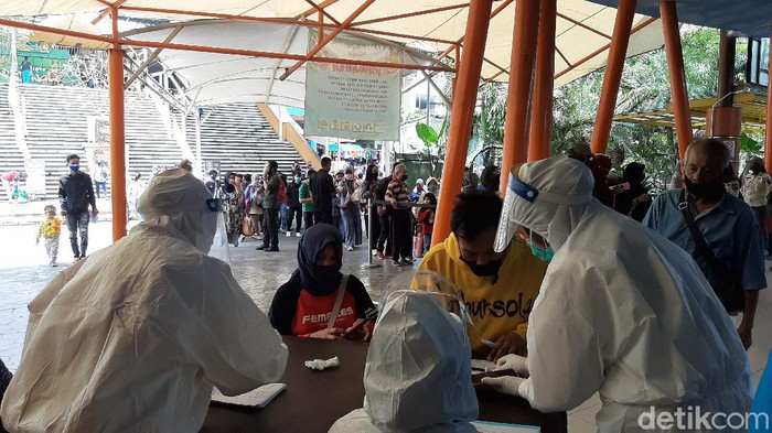 wisatawan di bogor rapid test, empat orang reaktif