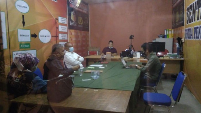 Akhyar Nasution saat Dipanggil Bawaslu Medan (Datuk-detikcom)