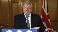 Boris Johnson mengumumkan kalau Inggris akan kembali lockdown secara nasional. AP Photo/Alberto Pezzali, Pool.
