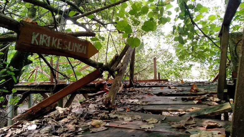 Jembatan Mangrove Pangandaran Terbengkalai, Wisatawan Kecewa