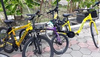 Wisatawan memiliki sensasi yang berbeda saat berwisata di Yogyakarta. Nantinya wisatawan dapat bersepeda dengan mengelilingi kampung-kampung di Yogyakarta. (Pradito Rida Pertana/detikcom)