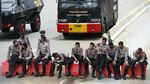 Akses Menuju Kedubes Prancis Ditutup Kawat Berduri