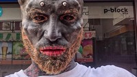 Loffredo pertama kali melakukan modifikasi tubuh saat menginjak usia 26 tahun (Foto: Instagram)