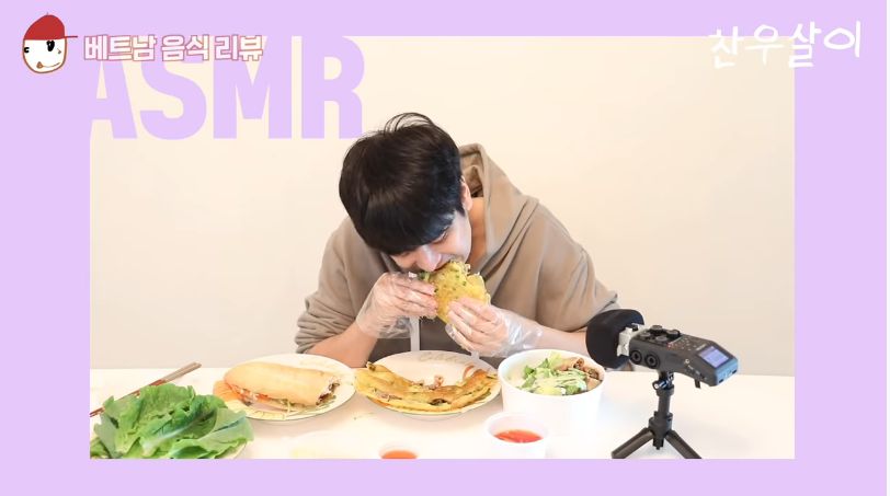 Chanwoo iKON Mukbang Camilan