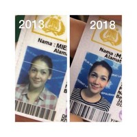 Aktris Mieke Amalia mengunggah di akun Instagramnya foto SIM (Surat Izin Mengemudi) miliknya saat dia ingin memperpanjang surat tersebut. Mieke mengunggah foto yang memperlihatkan penampilannya di foto SIM pada 2013 dan 2018. Hari ini baru perpanjang SIM..  pas liat sim lama sama sim baru tampak jelas banget perbedaannya yahh..  *tembembanget, tulisnya. Saat melihat foto Mieke ini netizen membanjiri istri Tora Sudiro tersebut dengan pujian karena dia tampak tak menua. Foto: Instagram @mieke_amalia.