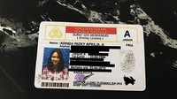 Ini adalah foto identitas dari Adinda Azani. Foto: Instagram