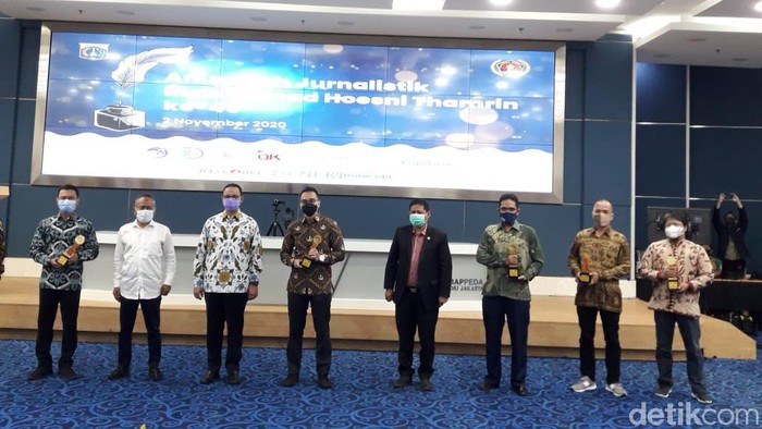 Gelaran acara pengharagaan anugerah jurnalistik MH Thamrin ke-46 (Ilman/detikcom).