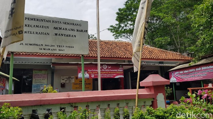 Kantor Kelurahan Manyaran, Kecamatan Semarang Barat, Kota Semarang, Senin (2/11/2020).