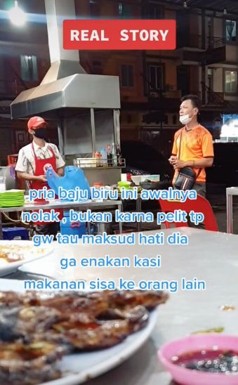 Kisah Haru Pria Minta Makanan Berujung Ditraktir