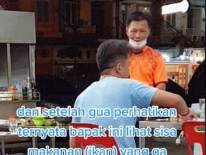 Haru! Pria Ini Hanya Minta Makanan Sisa, Tapi Berujung Ditraktir