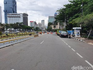 Demo di Patung Kuda Selesai, Massa Buruh Membubarkan Diri