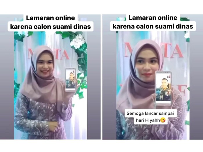 lamaran online Kisah wanita yang menjalani lamaran online karena calon suami sedang dinas