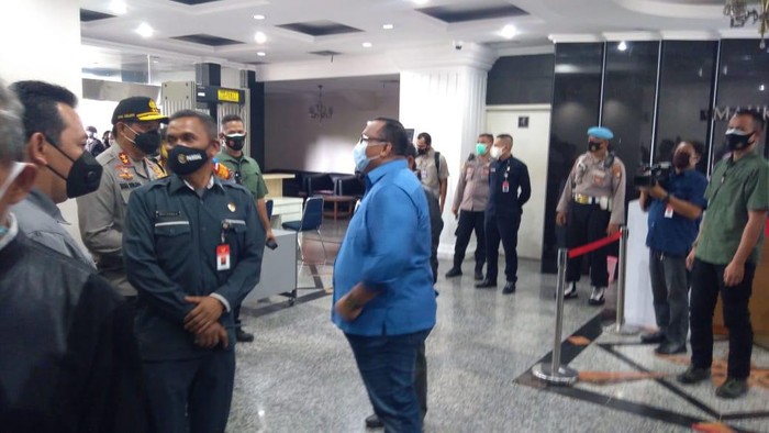 Massa Buruh Tiba di Dalam Gedung MK