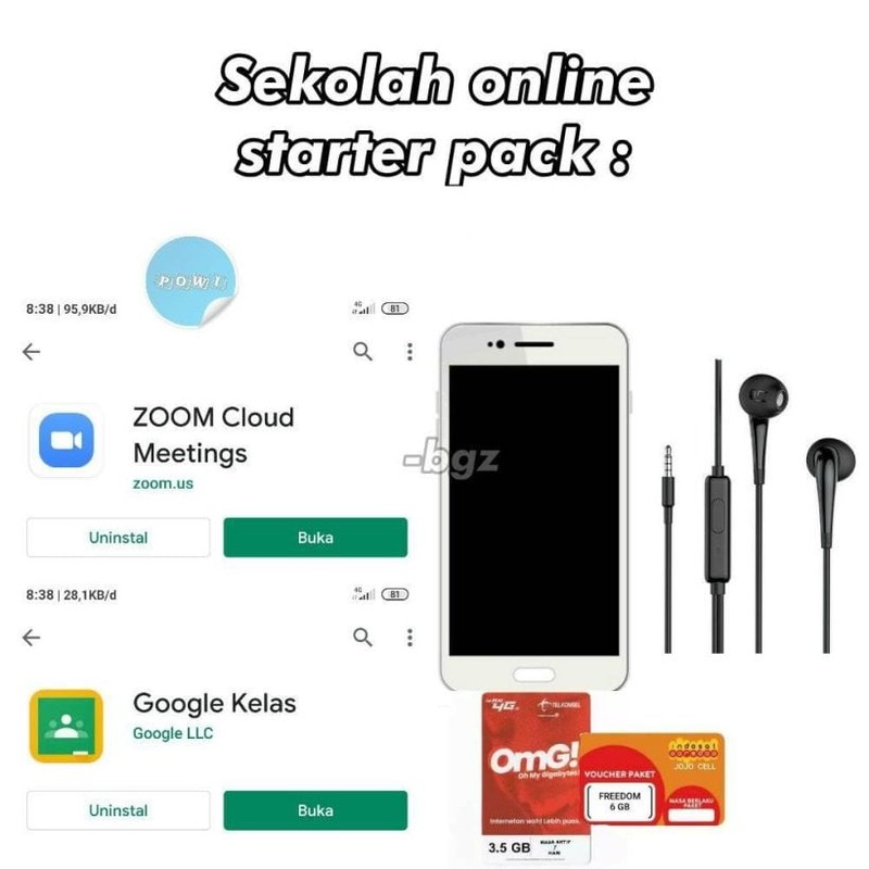 Buat anak sekolah di era pandemi COVID-19, sekolah online ternyata penuh lika-liku. Berikut ini adalah beberapa meme yang bikin kamu bilang 