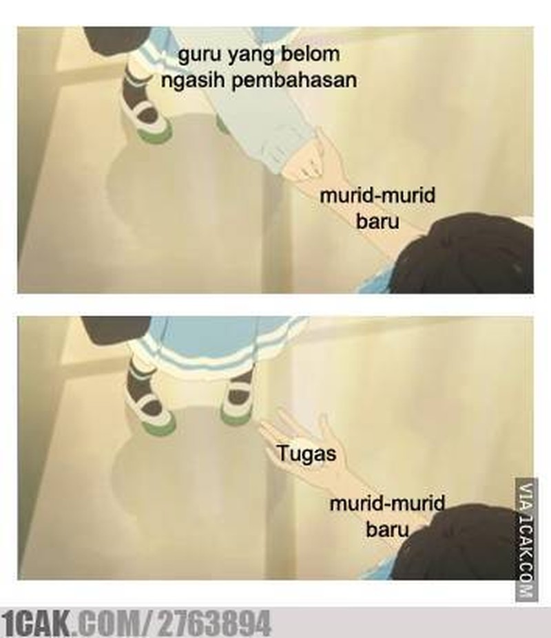 Buat anak sekolah di era pandemi COVID-19, sekolah online ternyata penuh lika-liku. Berikut ini adalah beberapa meme yang bikin kamu bilang 