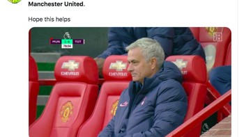 Jose Mourinho pun membawa Tottenham jauh di atas MU di peringkat klasemen Liga Inggris. Foto: istimewa
