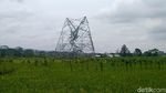 Ngeri! Tower SUTET di Batang Jateng Roboh