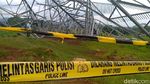 Ngeri! Tower SUTET di Batang Jateng Roboh