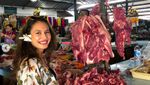 Senyum Manis Pevita Pearce Saat ke Pasar dan Cicip Makanan Jogja