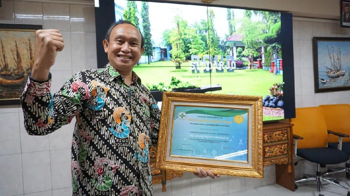 rsud sidoarjo dapat penghargaan dari persi