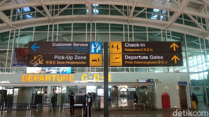 Terminal kedatangan di Bandara I Ngurah Rai (Angga Riza/detikcom)