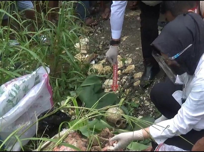 Warga Cibinong Bogor digegerkan penemuan tengkorak manusia di semak-semak