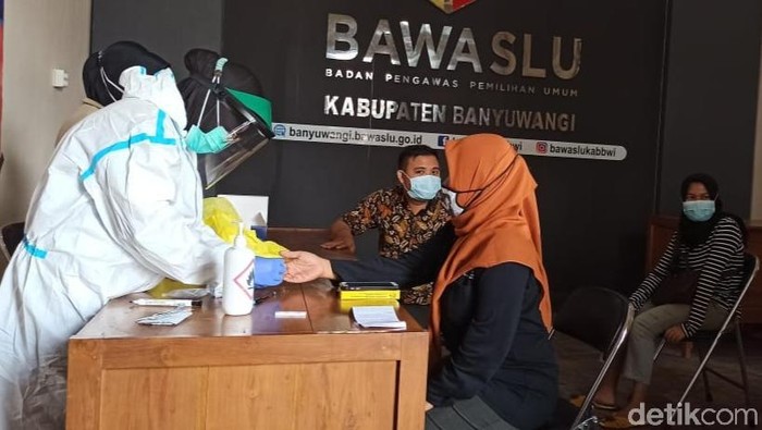 bawaslu banyuwangi tes swab