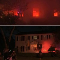 Gara-gara dekorasi rumah ini, 911 sampai datang ke lokasi karena mengira ada kebakaran besar. Duh! Kena prank. Foto: Reddit, Boredpanda