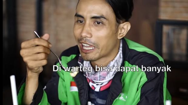 Diajak Makan di Kafe, Dua Ojol Ini Bandingkan dengan Makanan Warteg