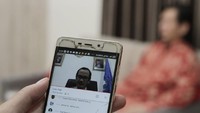 Diskusi tersebut menandai peluncuran platform konferensi video Jumpa.id. Platform tersebut adalah terobosan pengembang anak bangsa.