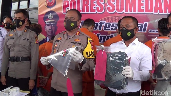 Dua anggota geng motor di Sumedang ditangkap polisi.