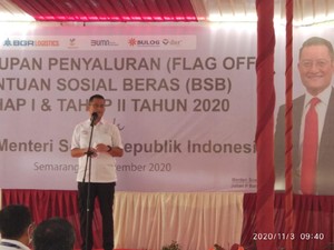 Tersalurkan 100%, Kemensos Tutup Bantuan Sosial Beras