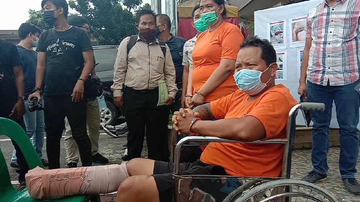 Konferensi pers penembakan polisi di Medan, Sumut