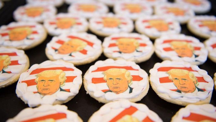 Kue Donald Trump (AFP/JEFF SWENSEN)