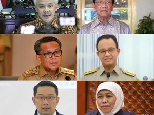 5 Gubernur Naikkan UMP 2021, Mana yang Paling Juara di Survei Capres?