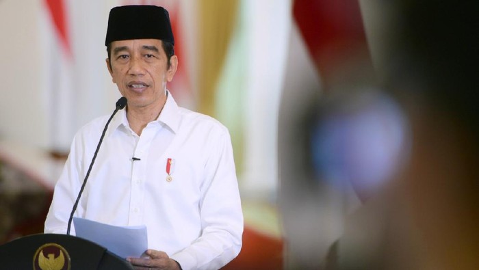 Presiden Jokowi dalam acara rakornas FKUB.